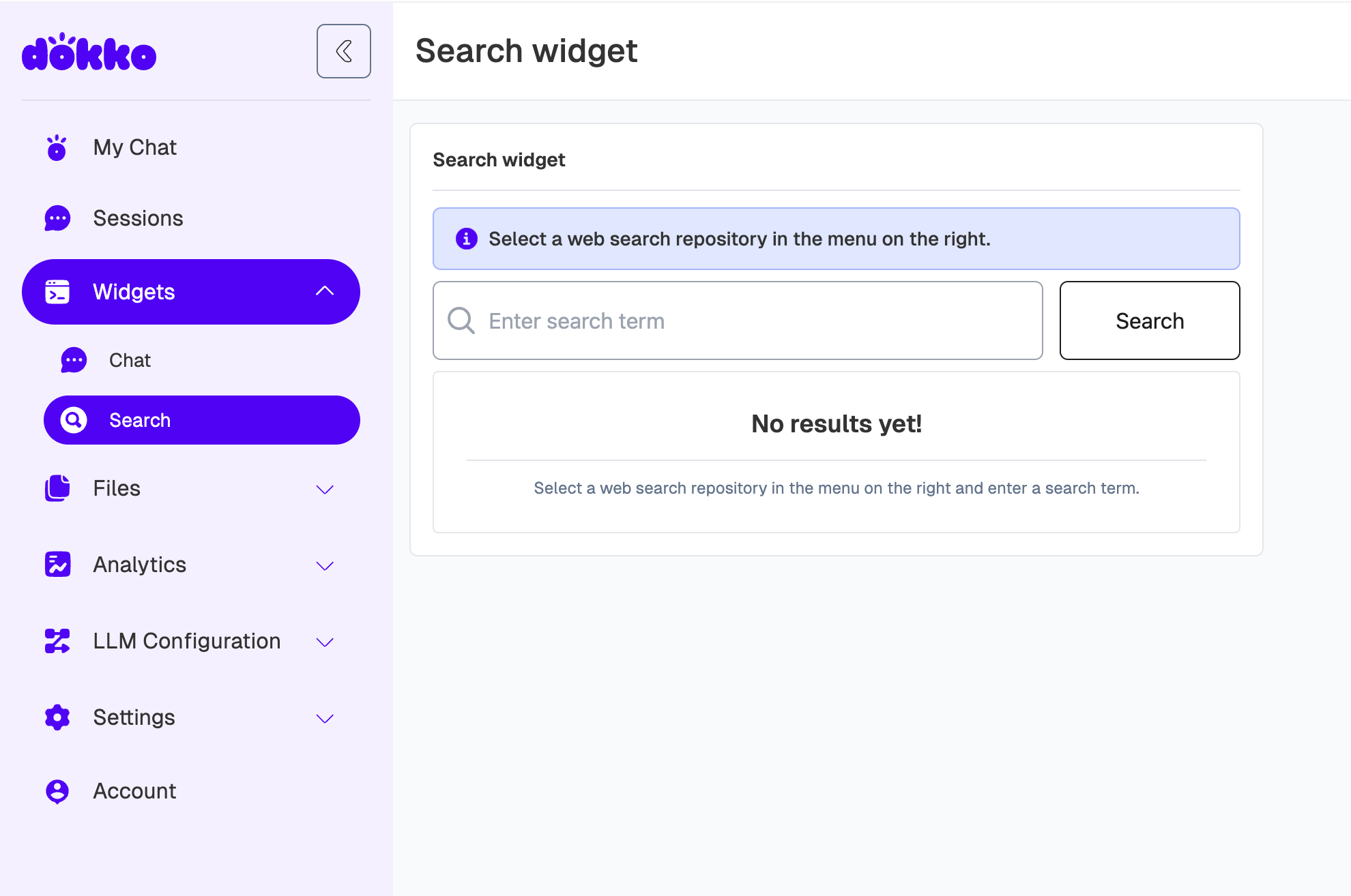 Dokko Web Search Start