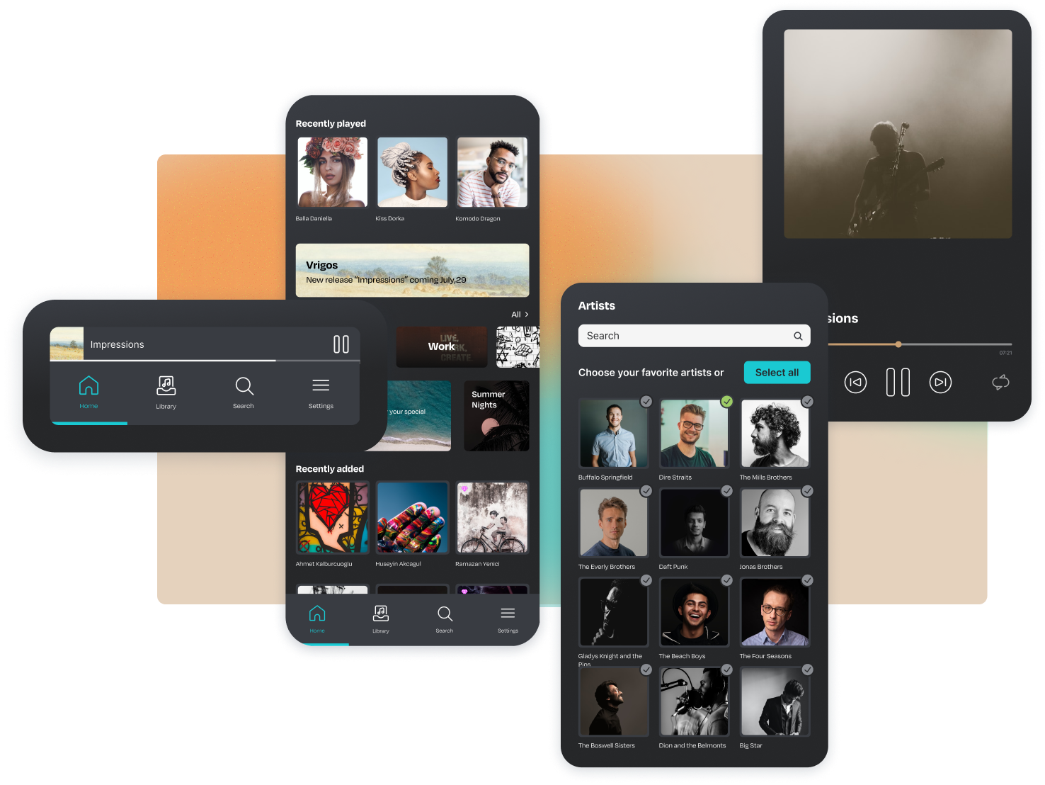 Transforming the audio experience mobile application
